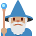 🧙🏽‍♂️ man mage: medium skin tone display on Twitter